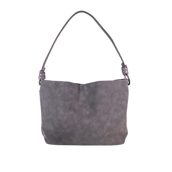 8 Other Reasons Betsy Slouch Tote Shoulder Bag – Stone Gray Suedette - NWT - Picture 5 of 9